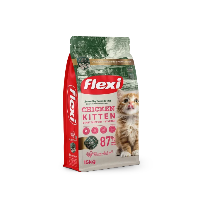 Flexi 15KG Kitten Cat Chicken Kedi Maması