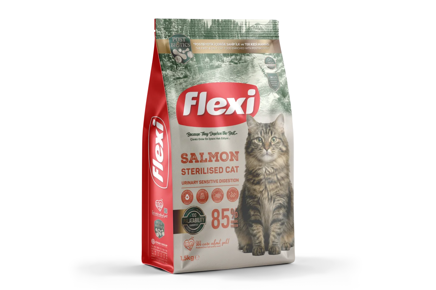 Flexi 1.5KG Adult Somon Kedi Maması