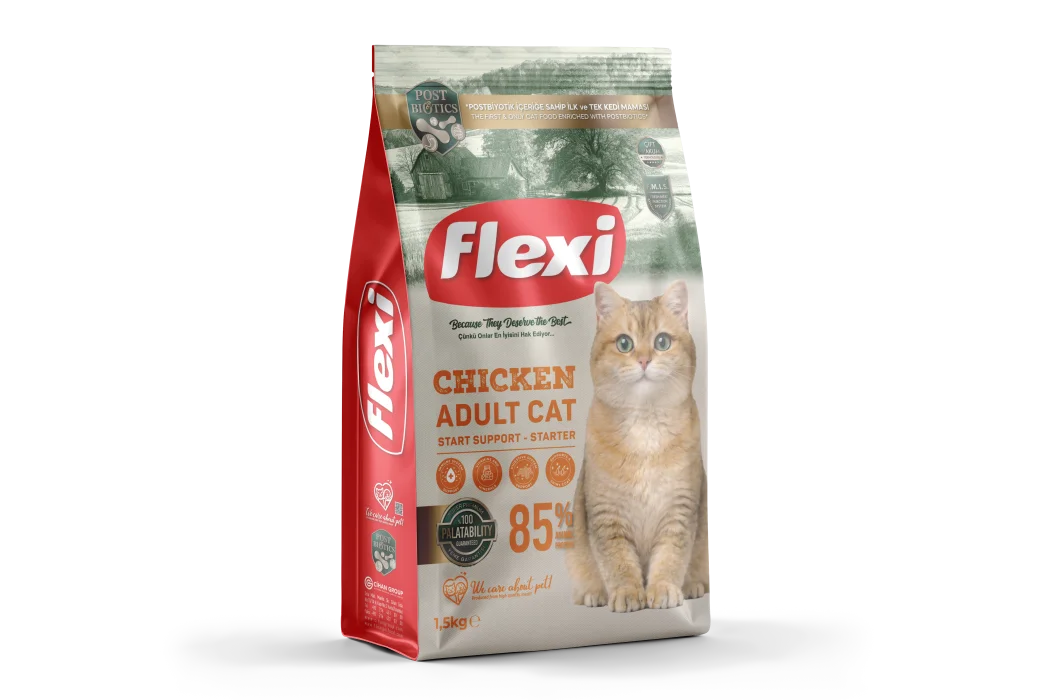 Flexi 1.5KG Adult Tavuk Kedi Maması