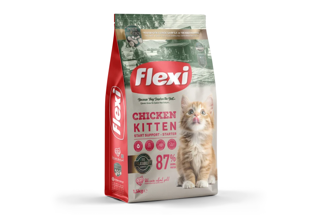 Flexi 1.5KG Kitten Tavuk Kedi Maması